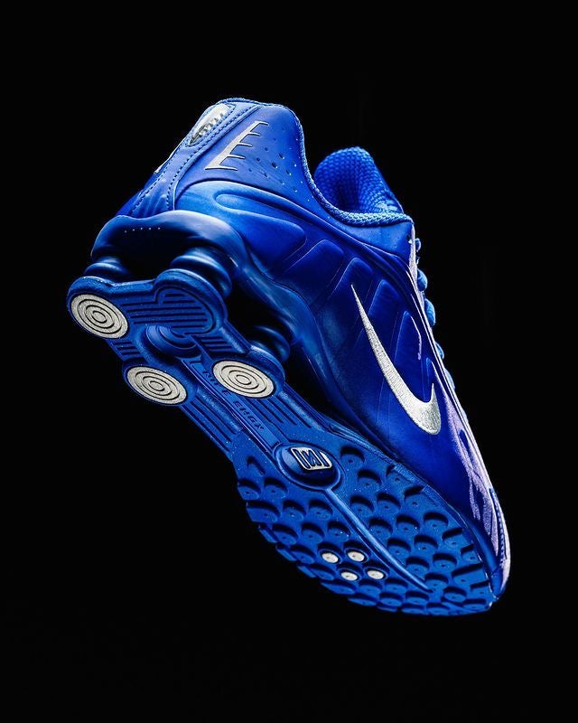 Racer Blue and Metallic Silver